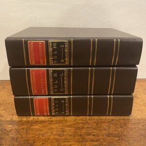 Encyclopedia Britannica First Edition 1768-1771 3 Volume Facsimile Replica Set